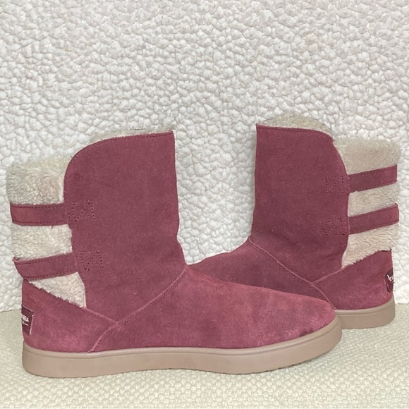 Koolaburra by UGG Kid's Plum Suede w/2 Straps & Fleece Lined Ankle Boots SZ US 3 - Picture 7 of 12